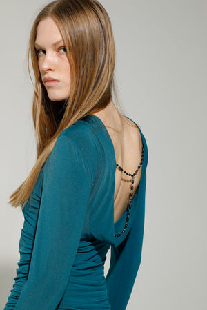 Teal dress
