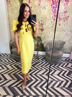 Yellow bow dress