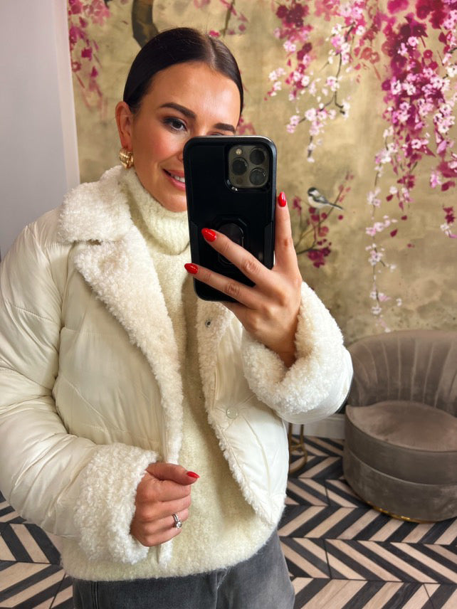 Cream puffs jacket
