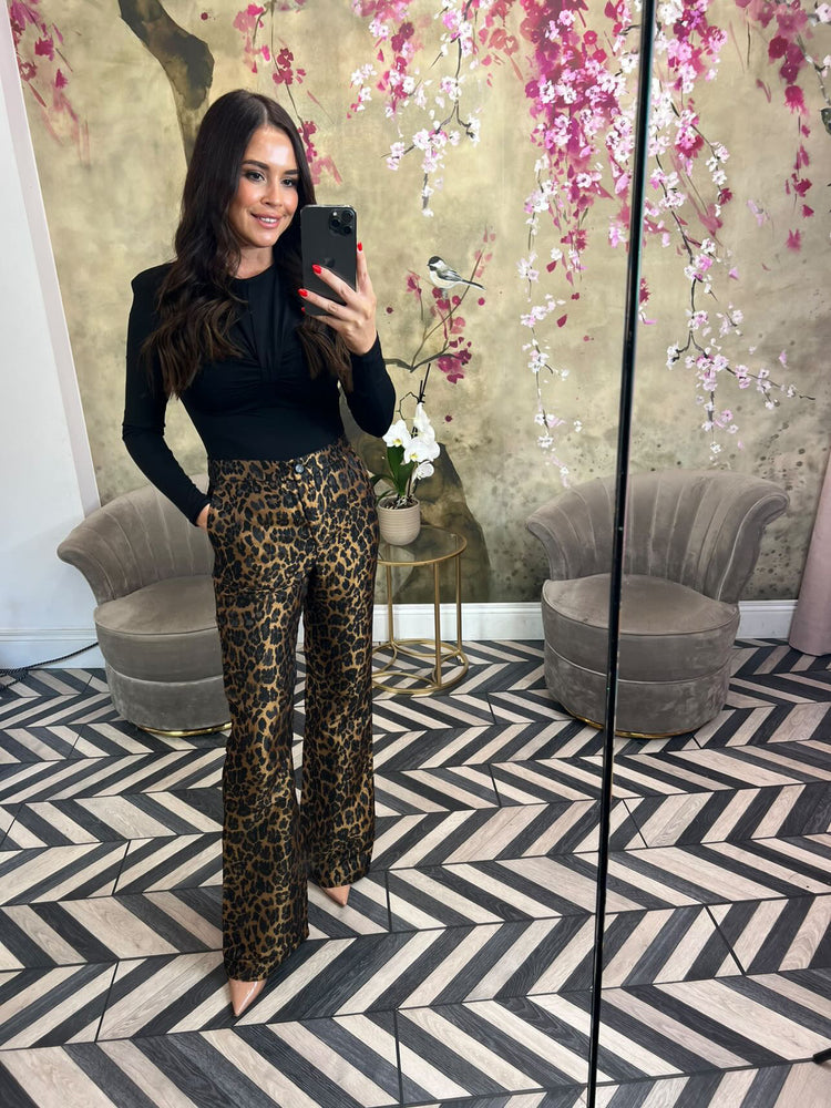 Leopard trousers