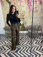 Leopard trousers