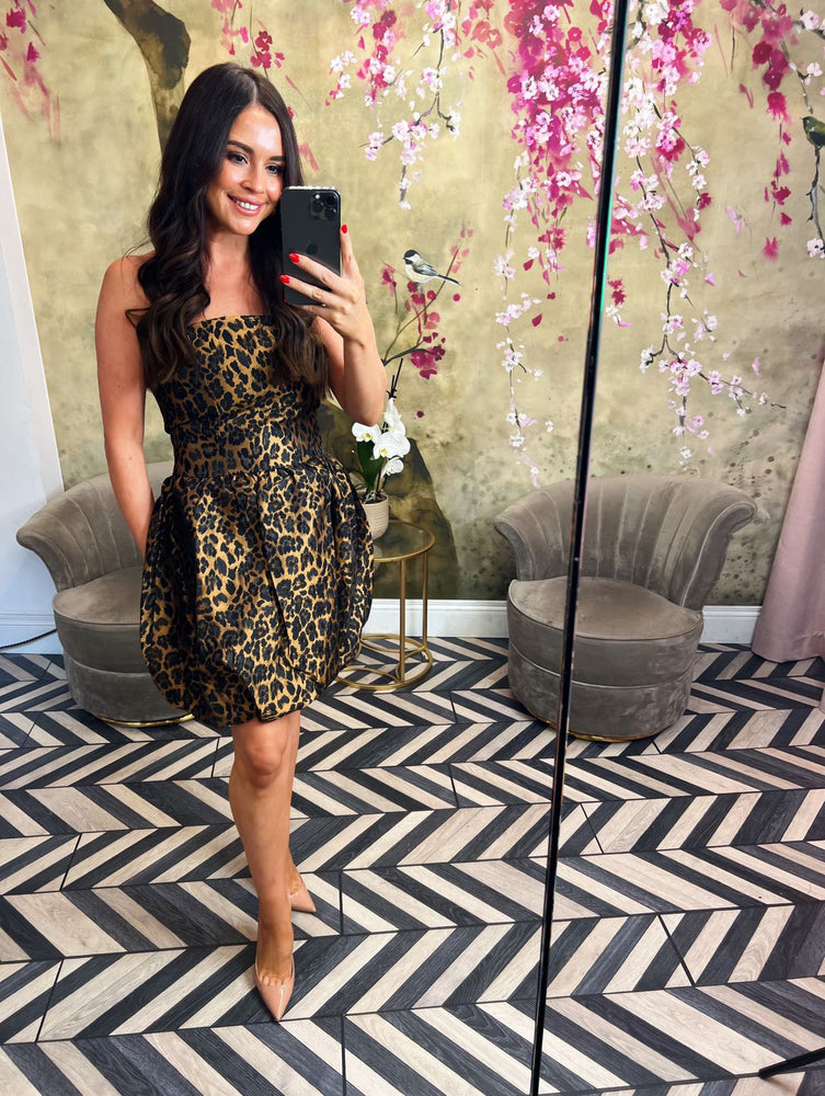 Leopard mini dress