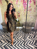 Leopard mini dress