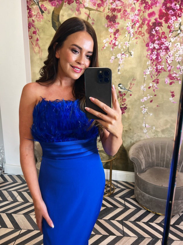 Blue bardo dress