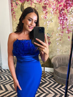 Blue bardo dress