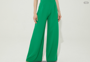 Apple green trousers