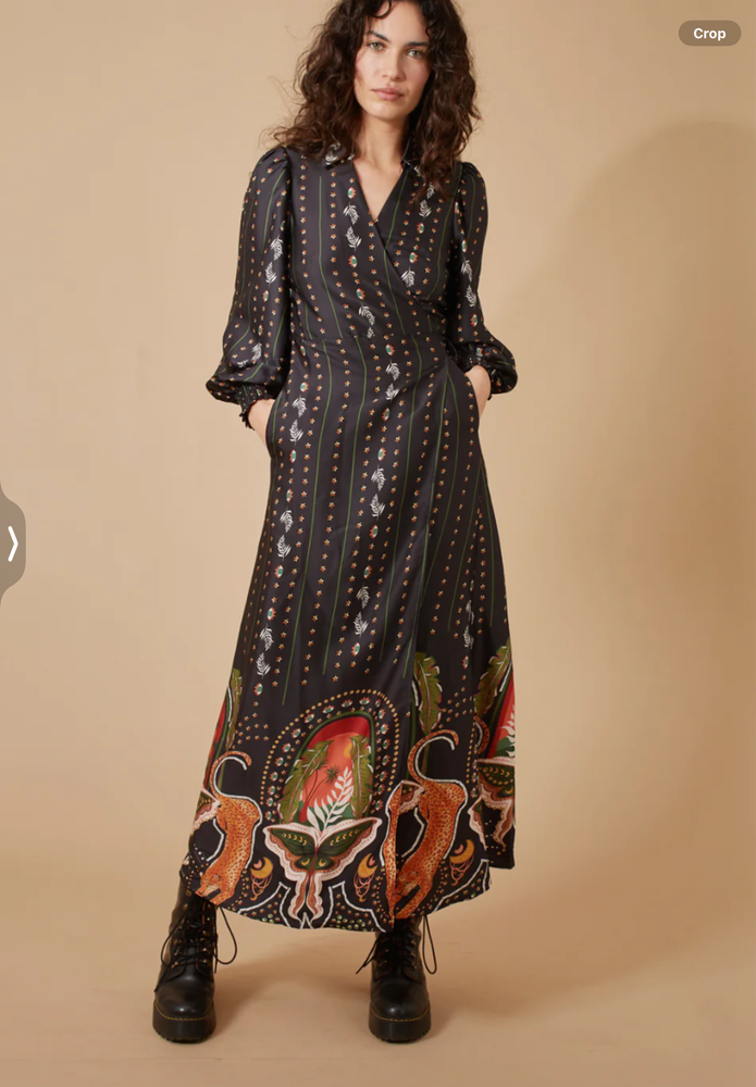 Maxi wrap dress